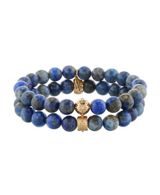 Stone Beaded Motif 2 Pieces Bracelet Set