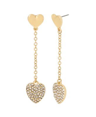 steve madden heart earrings