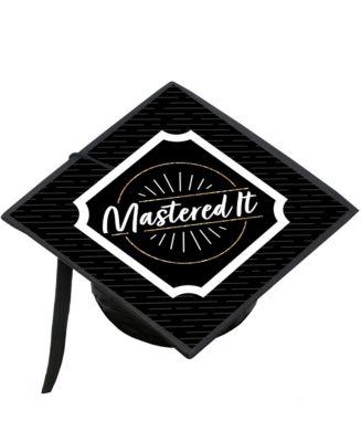 Big Dot of Happiness Mastered It - Master's Degree Graduation Cap ...