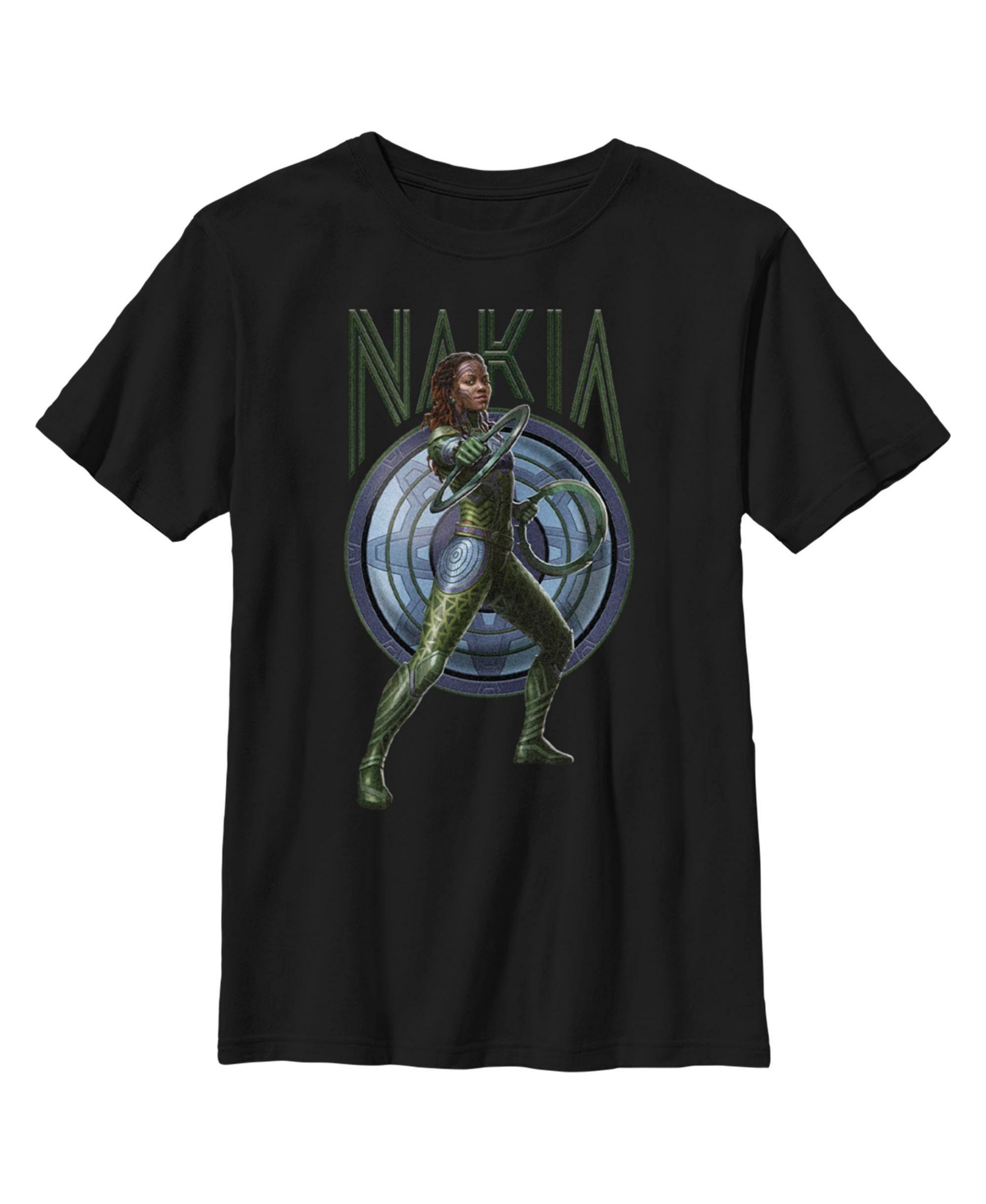 Marvel Kids' Boy's : Black Panther: Wakanda Forever Nakia Shield Child T-shirt