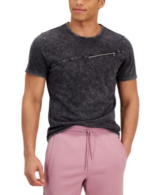 I.N.C. International Concepts - Men's Classic-Fit Zipper T-Shirt
