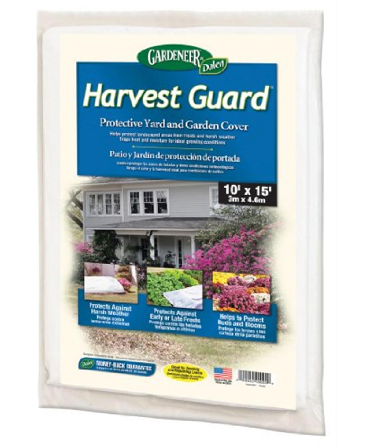 GF1015 Grass Fast 10-Foot by 15-Foot Lawn Seeding Cover, White - White