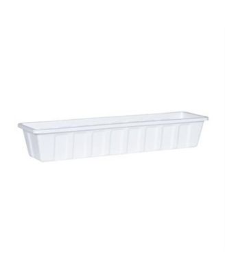 Manufacturing Polypropylene Flower Box Planter/Liner, White, 30" L