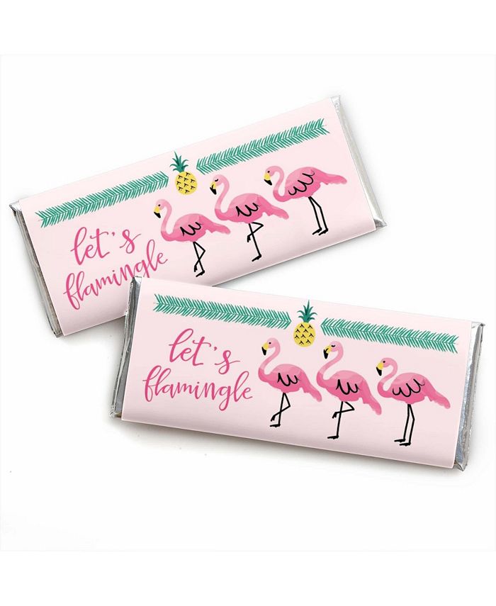 Big Dot of Happiness Pink Flamingo - Party Like a Pineapple Tropical ...
