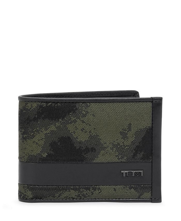 TUMI Men s Alpha Small Leather Goods Double Billfold Wallet Macy s
