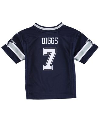 Infant Boys and Girls Trevon Diggs Navy Dallas Cowboys Game Jersey