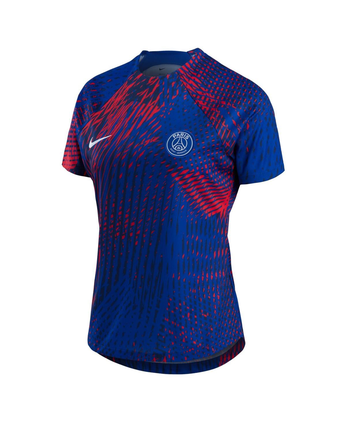 Shop Nike Women's  Blue Paris Saint-germain 2022 Pre-match Top