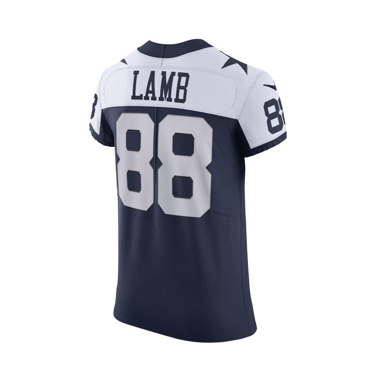 Мужской топ Nike CeeDee Lamb Dallas Cowboys Alternate Vapor Elite Jersey, цвет: Тёмно-синий — фото 3