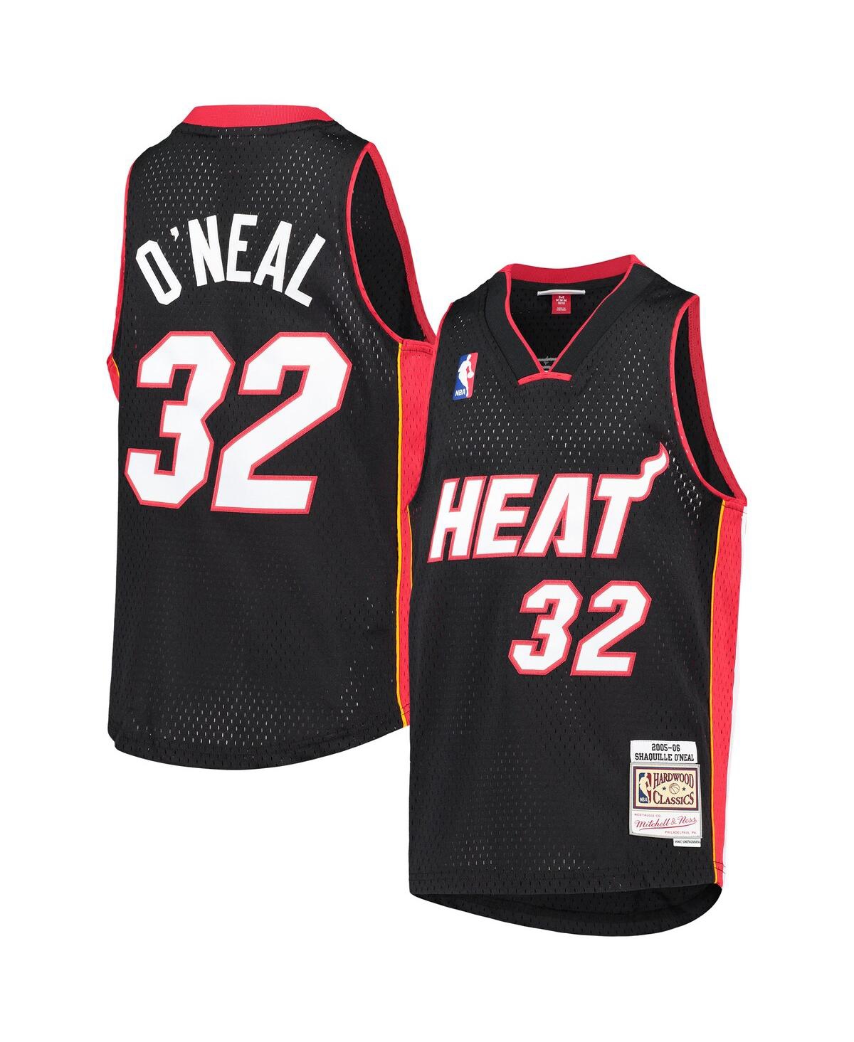 Big Boys Mitchell & Ness Shaquille O'NealMiami Heat 2005-06 Hardwood Classics Swingman Jersey - Black