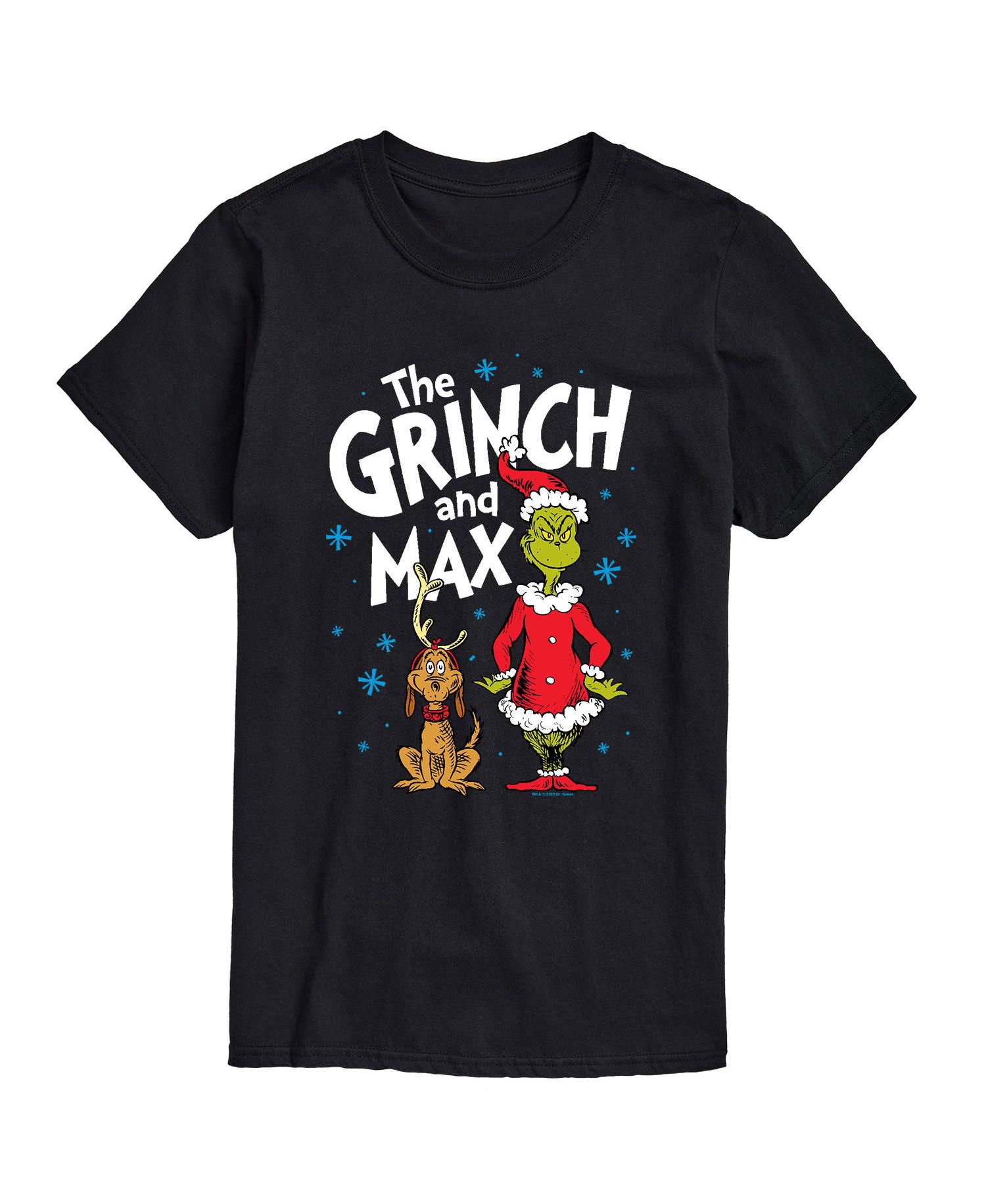 Men's Dr. Seuss The Grinch and Max Graphic T-shirt