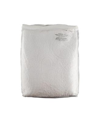 Paisley Quilted 18" Drop Bedskirt, Full