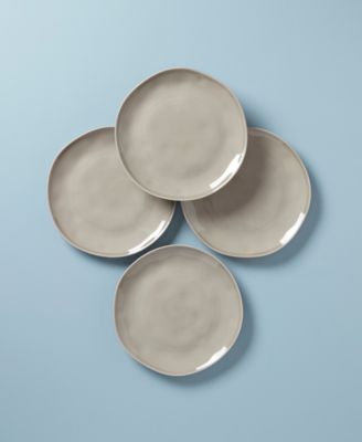 Bay Colors Solid Dinner Plates, Set of 4
