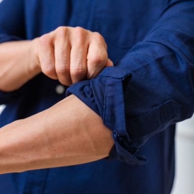 Hope - Henry Мужская льняная рубашка на пуговицах Hope - Henry