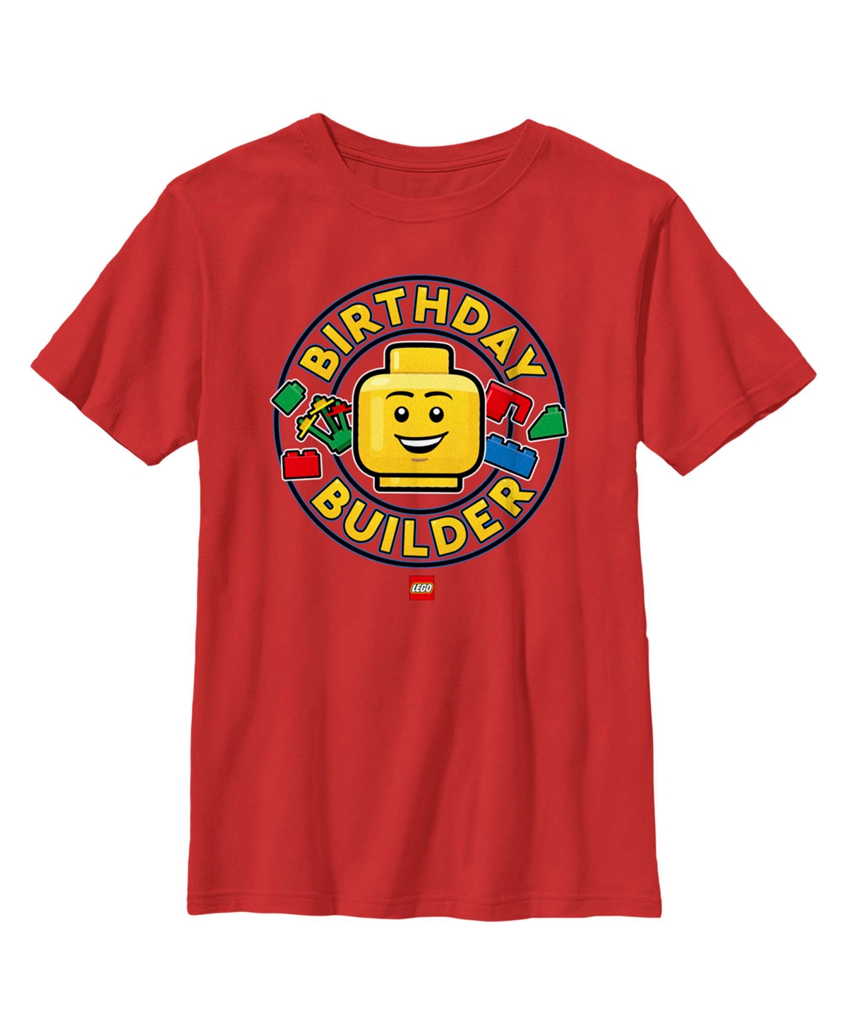 LEGO BOY'S LEGO BIRTHDAY BUILDER BOY CHILD T-SHIRT 