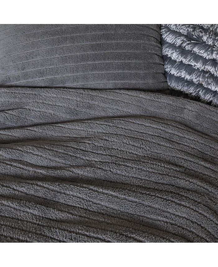 Dormify Sherpa Comforter and Sham Set, Twin/Twin XL, Cotton, Soft