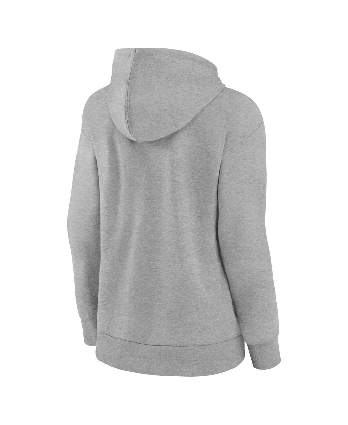 Fanatics Branded Heather Gray Houston Astros 2022 American League Champions Locker Room Pullover Hoo In Heather Gray
