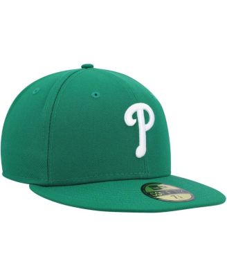 Men's Kelly Green Philadelphia Phillies White Logo 59FIFTY Fitted Hat