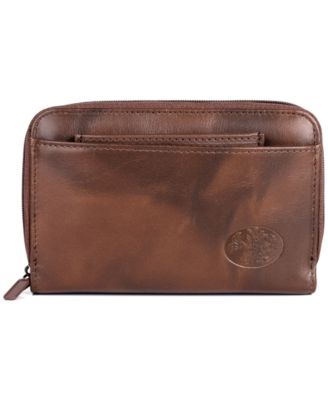 Women's Heiress Double Zip Organizer Wallet