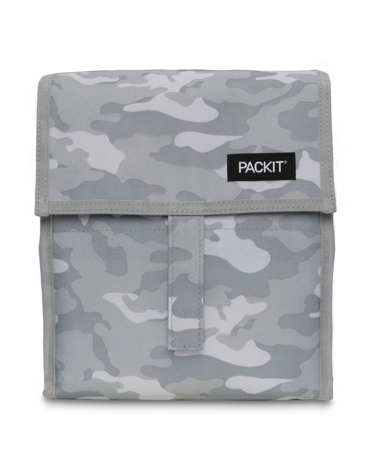 Pack It Freezable Lunch Bag In Tonal Camo Gray