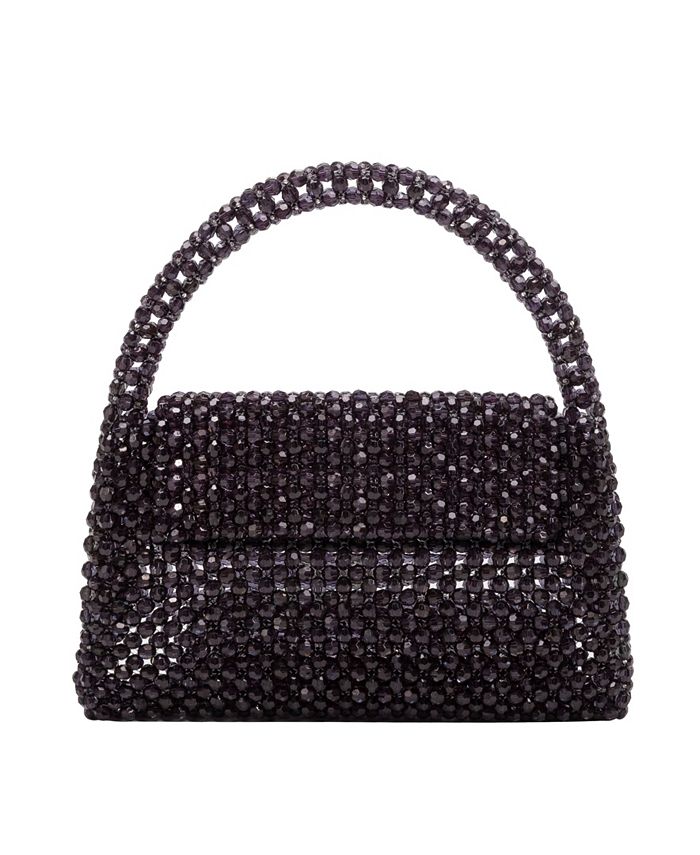 Melie Bianco Sherry Beaded Top Handle Bag