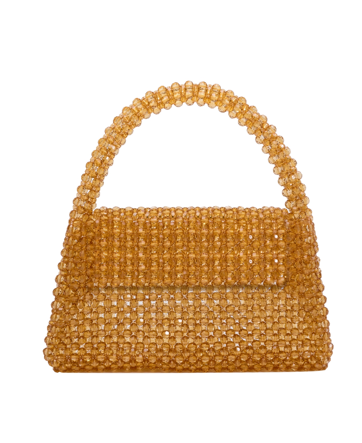 Melie Bianco Women's Sherry Beaded Top Handle Bag In Marigold
