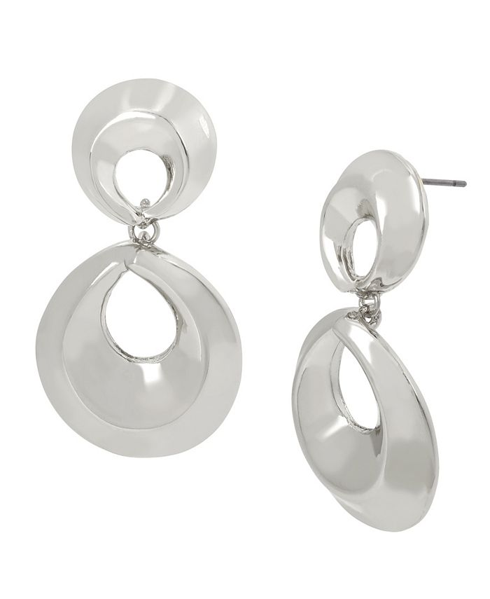 Robert Lee Morris Soho Circle Double Drop Earrings Macy s