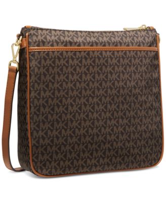 Logo Jet Set Charm Large North South Nylon Crossbody