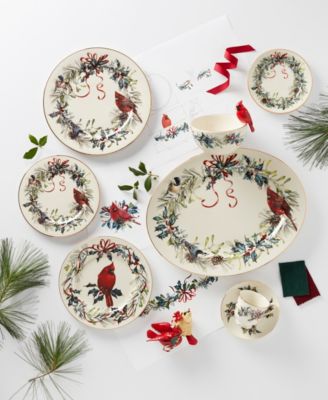 Winter Greetings Salad Plate
