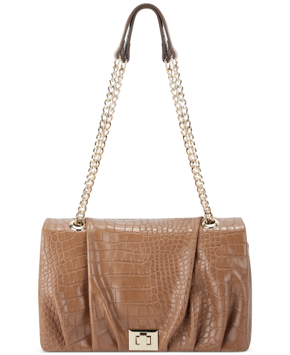 Inc International Concepts Soft Ajae Ruched Shoulder Bag, Created For Macy's In Cathay Spice