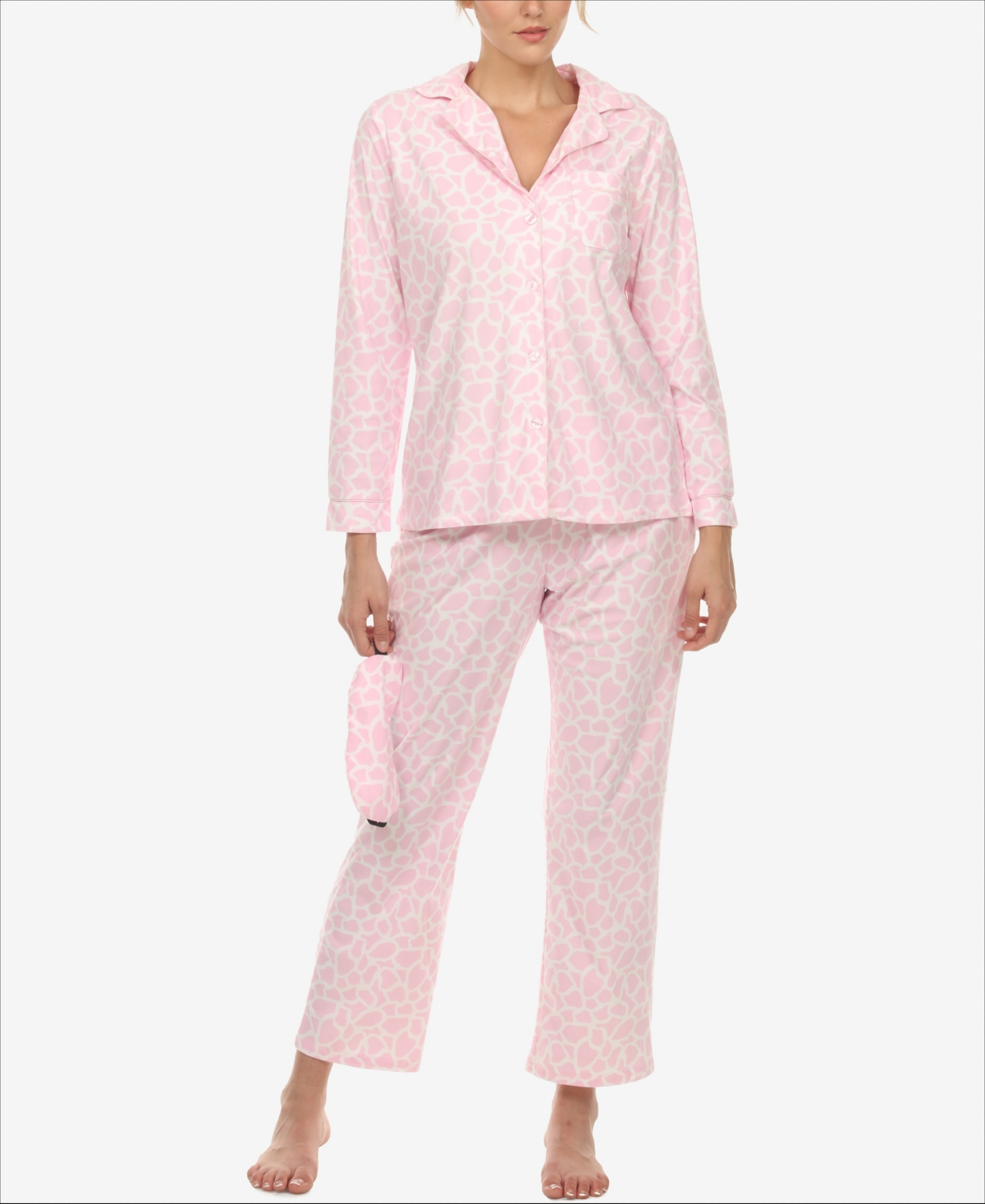 Women's Pajama Set, 3-Piece - Blue