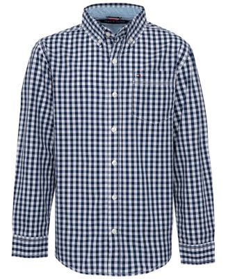 Big Boys Baxter Gingham Button-Down Shirt