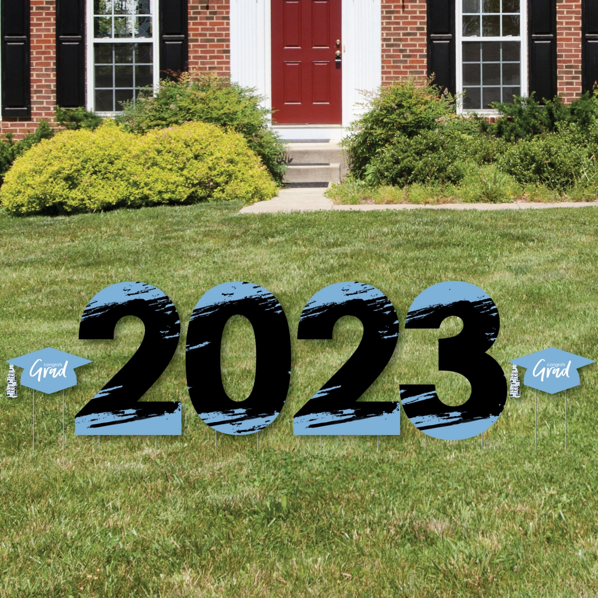 Light Blue Grad - Best is Yet to Come - Outdoor Lawn Decor - Yard Signs - 2023