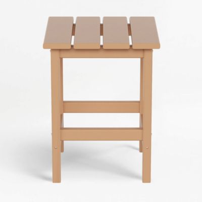 All-Weather Outdoor Patio Poly Adirondack Side Table