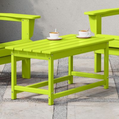 Outdoor Patio Classic Adirondack Coffee Table