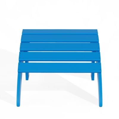 All-Weather Outdoor Patio Poly Adirondack Ottoman Footrest