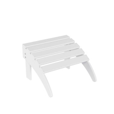 All-Weather Outdoor Patio Poly Adirondack Ottoman Footrest