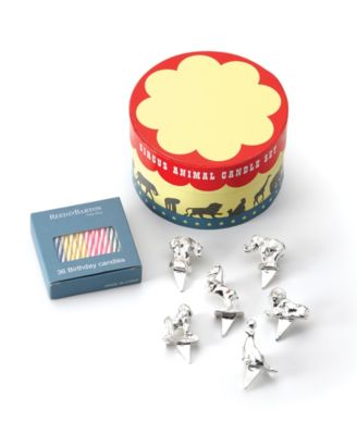 Let's Celebrate Circus Animals Candle Set, 6 Pieces