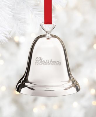 Ringing in The Season Christmas Bell Silver-Plated Ornament