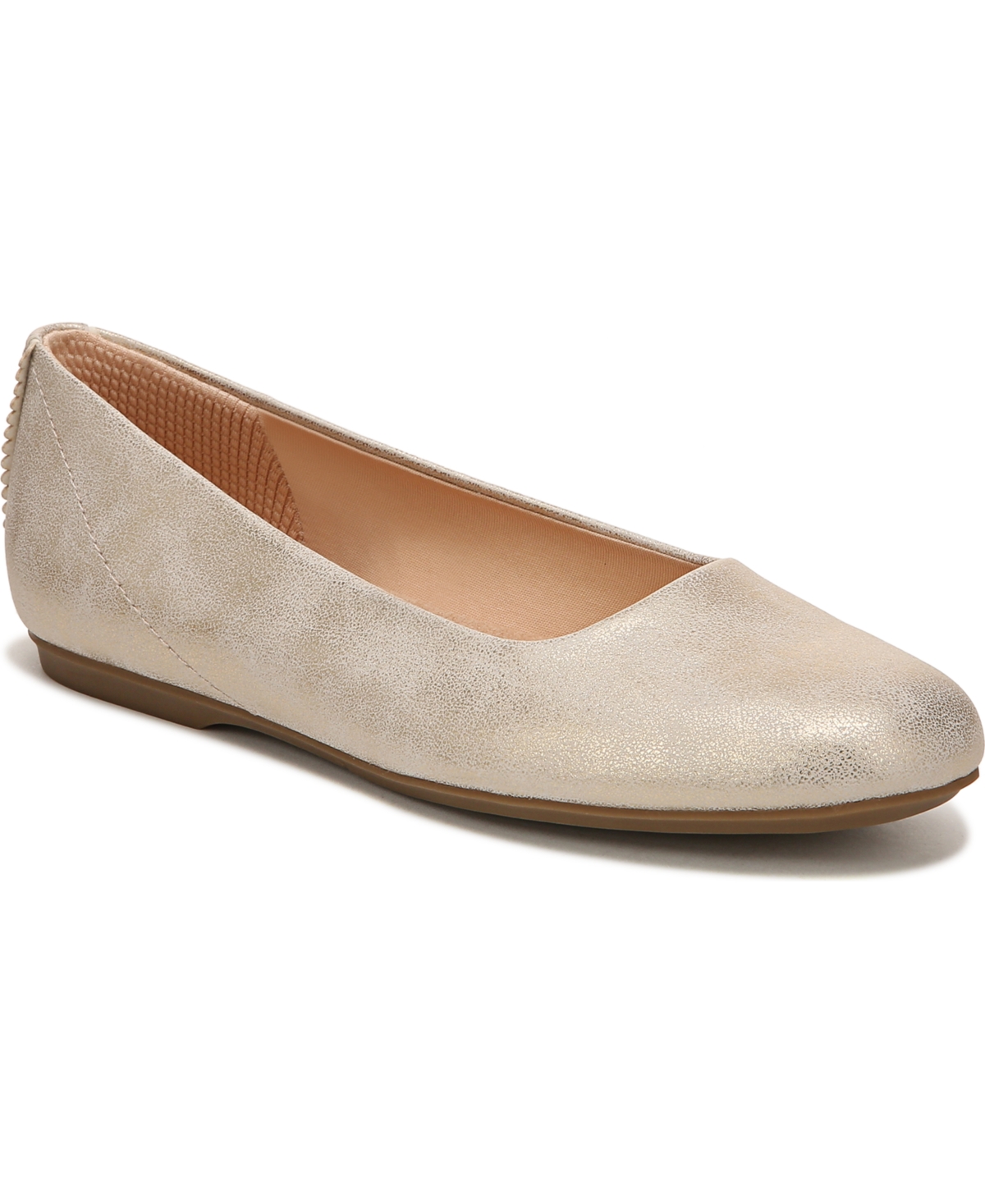Dr. Scholl's Women's Wexley Flats Women's Shoes In Light Gold Faux Leather