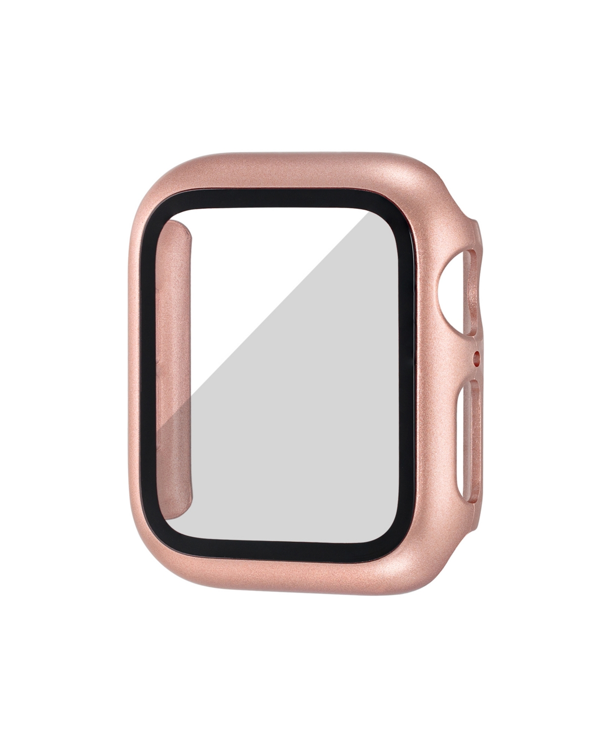 Unisex Rose Gold Tone/Gold Tone Full Protection Bumper with Integrated Glass Cover Compatible with 45mm Apple Watch - Gold-Tone