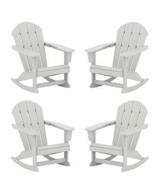 Outdoor Adirondack Rocking Chair Set of 4