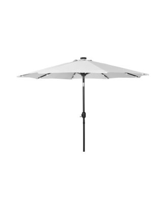 9 ft. Patio Solar Power LED lights Market Umbrella