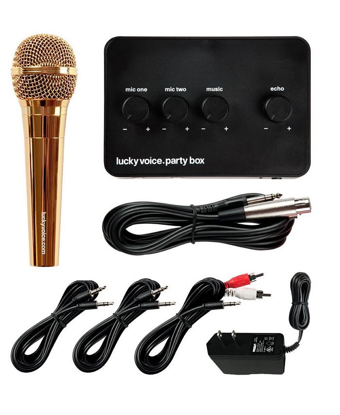 Lucky Voice Karaoke Kit Gold Macy's
