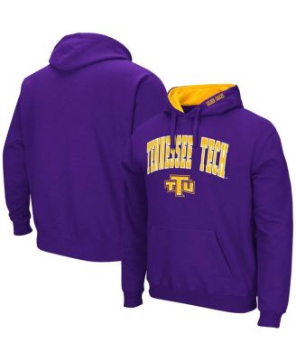 Men's Purple Tennessee Tech Golden Eagles Arch & Logo Pullover Hoodie