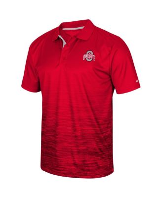 Men's Scarlet Ohio State Buckeyes Marshall Polo Shirt