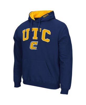 Men's Navy Tennessee Chattanooga Mocs Arch & Logo Pullover Hoodie