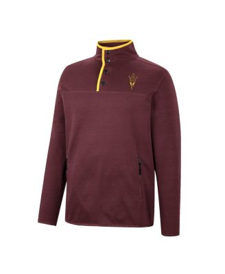 Men's Maroon Arizona State Sun Devils Rebound Quarter-Snap Jacket