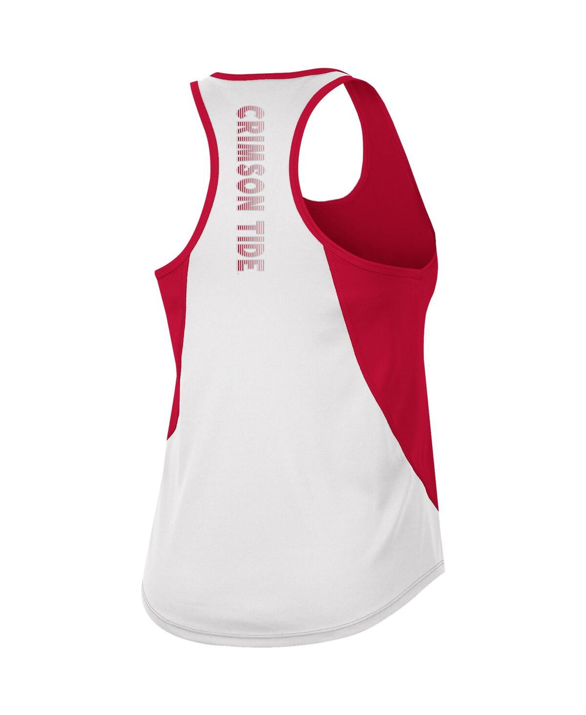 Shop Colosseum Women's  Crimson Alabama Crimson Tide Sachs 2-hit Scoop Neck Racerback Tank Top