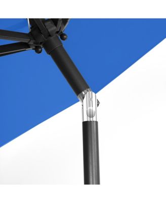 9 ft. Patio Solar Power LED lights Market Umbrella