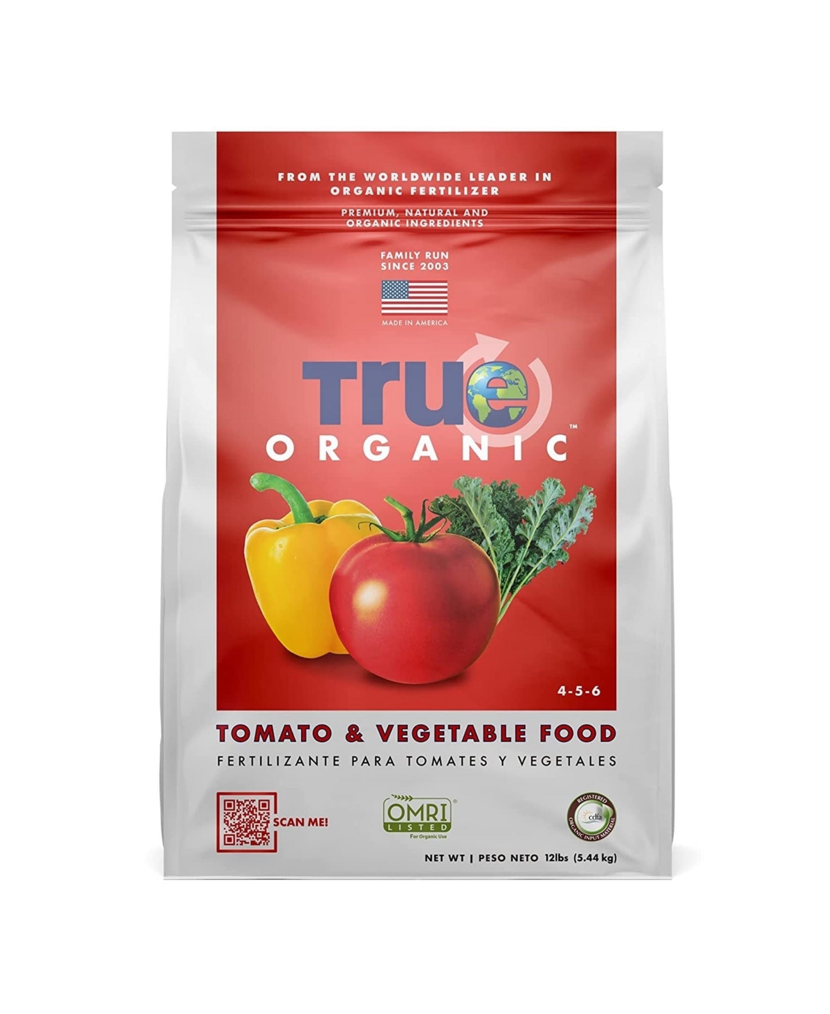 Tomato & Vegetable Plant Food for Organic Gardening, 12lb - Brown
